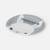 Cute Little Bunny Rabbit Birthday Paper Bord (Gekanteld)