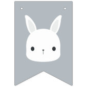 Cute Little Bunny Rabbit Birthday Vlaggetjes (Eerste vlag)