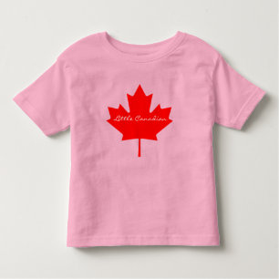 Cute Little Canadian red maple leaf Canada Kinder Shirts