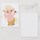 Cute Little Cartoon Centauress ACEO - Visitekaartj Visitekaartje (Voorkant / Achterkant)