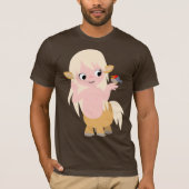 Cute Little Cartoon Centauress T-Shirt (Voorkant)
