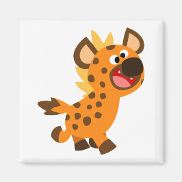 Cute Little Cartoon Hyena Magnet