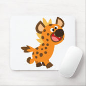Cute Little Cartoon Hyena Mousepad Muismat (Met muis)
