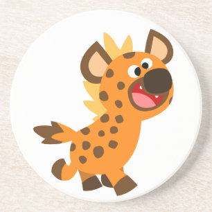 Cute Little Cartoon Hyena Onderzetter