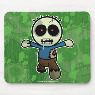 Cute Little Cartoon Zombie Muismat