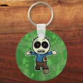 Cute Little Cartoon Zombie Sleutelhanger (Voorkant)