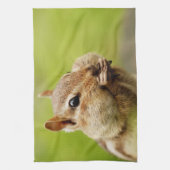 Cute Little Cheeky Chipmunk Theedoek (Verticaal)