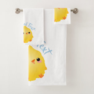 Cute Little Chick Bad Handdoek