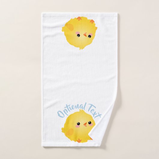 Cute Little Chick Bad Handdoek (Handdoek)