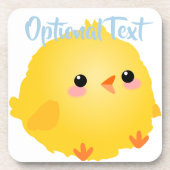 Cute Little Chick Bier Onderzetter (Voorkant)