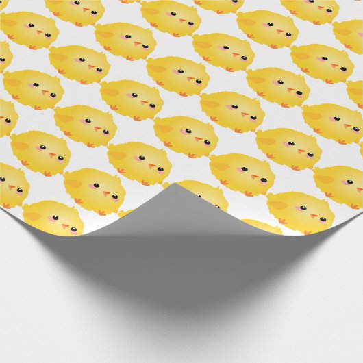 Cute Little Chick Cadeaupapier (Hoek)