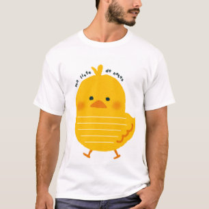 Cute Little Chick Cartoon Heren T-Shirt