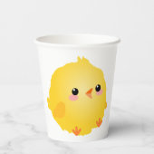 Cute Little Chick Papieren Bekers (Achterkant)