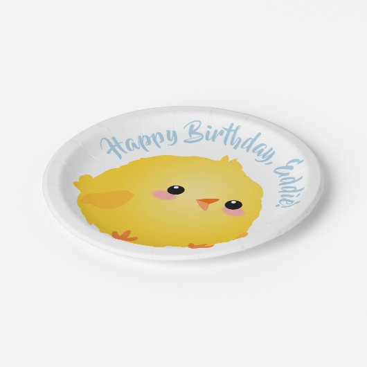 Cute Little Chick Papieren Bordje (Gekanteld)