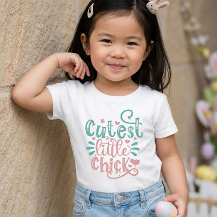 Cute Little Chick Pasen T-shirt voor kinderen