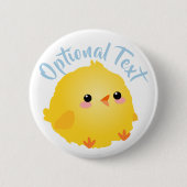 Cute Little Chick Ronde Button 5,7 Cm (Voorkant)