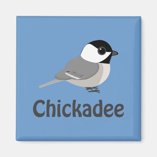 Cute little Chickadee Magneet (Voorkant)