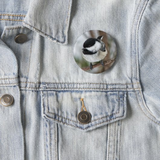 Cute Little Chickadee Ronde Button 5,7 Cm (In situ)