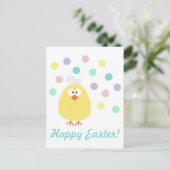 Cute Little Chickie Easter Briefkaart (Staand voorkant)