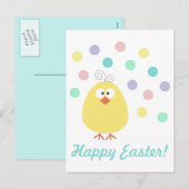 Cute Little Chickie Easter Briefkaart (Voorkant / Achterkant)