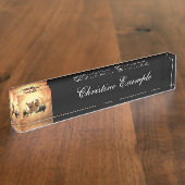 Cute little chihuahua naambordje (Zijkant)