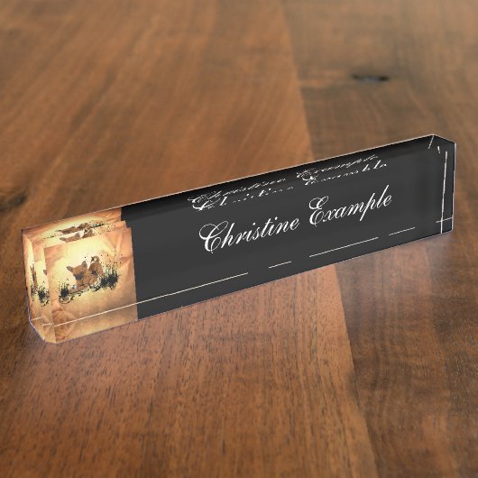 Cute little chihuahua naambordje (Zijkant)