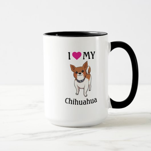 Cute Little Chihuahua Personalized Mug Mok (Rechts)