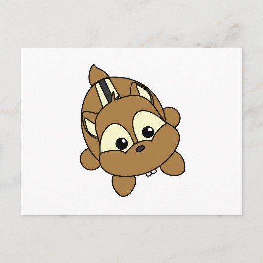 Cute Little Chipmunk Critter Briefkaart (Voorkant)