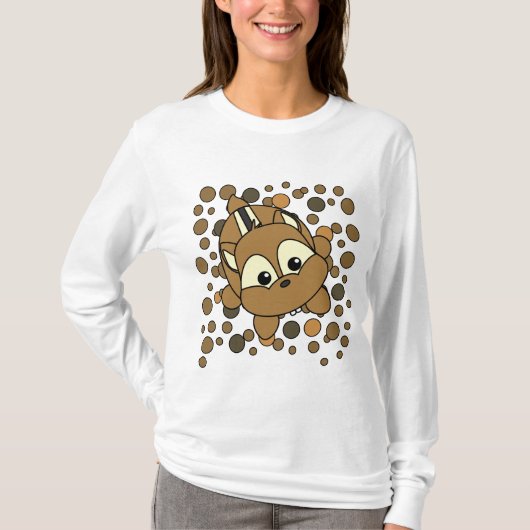 Cute Little Chipmunk Critter T-shirt (Voorkant)