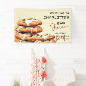 Cute Little Cookie Baby Shower Banner (Insitu)