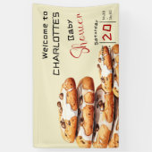 Cute Little Cookie Baby Shower Banner (Verticaal)