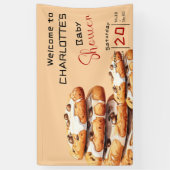 Cute Little Cookie Baby Shower Banner (Verticaal)