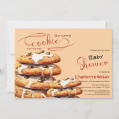 Cute Little Cookie Baby Shower Kaart (Voorkant)