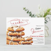 Cute Little Cookie Baby Shower Kaart (Staand voorkant)