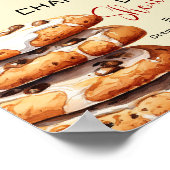 Cute Little Cookie Baby Shower Welcome Poster (Hoek)