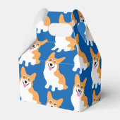 Cute Little Corgi Pattern Bedankdoosjes (Achterkant)