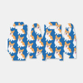 Cute Little Corgi Pattern Bedankdoosjes (Uitgevouwen)