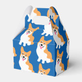 Cute Little Corgi Pattern Bedankdoosjes (Voorkant Zijde)