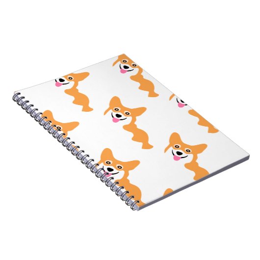 Cute Little Corgi Pattern Notitieboek (Rechterzijde)