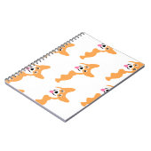 Cute Little Corgi Pattern Notitieboek (Linkerzijde)