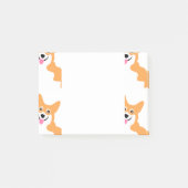 Cute Little Corgi Pattern Post-it® Notes (Voorkant)