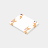 Cute Little Corgi Pattern Post-it® Notes (Schuin)