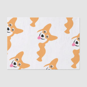 Cute Little Corgi Pattern Tissuepapier
