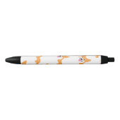 Cute Little Corgi Pattern Zwarte Inkt Pen (Voorkant)
