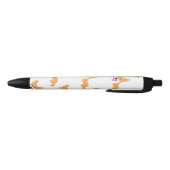 Cute Little Corgi Pattern Zwarte Inkt Pen (Bodem)