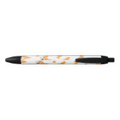 Cute Little Corgi Pattern Zwarte Inkt Pen (Achterkant)