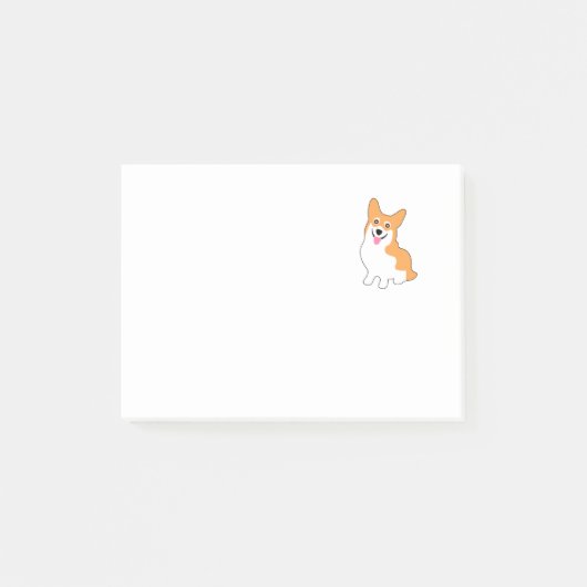 Cute Little Corgi Post-it® Notes (Voorkant)