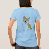 Cute Little Corgi T-shirt (Achterkant)
