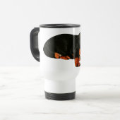 Cute Little Dachshund Design Travel Mug Reisbeker (Voorkant links)