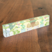 Cute Little Dino Naambordje (Zijkant)